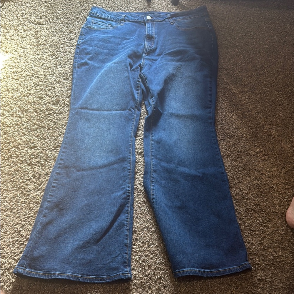 Classic Stretchy Women's Blue Jeans - Fit like 16/18 - 3XL